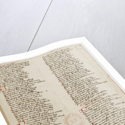 Ménagier de Paris, a manuscript page, 1393 by Anonymous master
