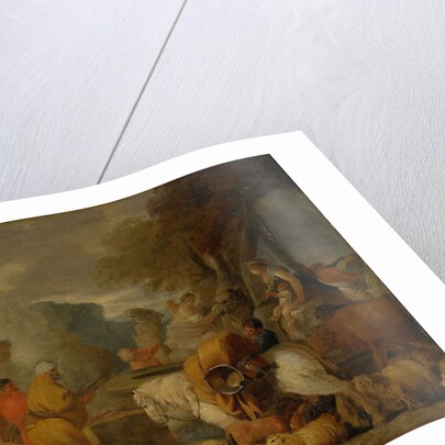 Abraham in Egypt by Sébastien Bourdon