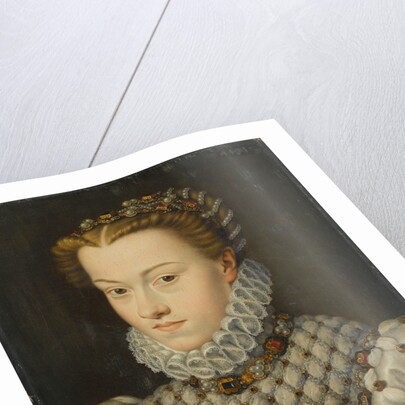 Elisabeth of Austria (1554?1592), Queen of France, ca 1571-1572 by François Clouet