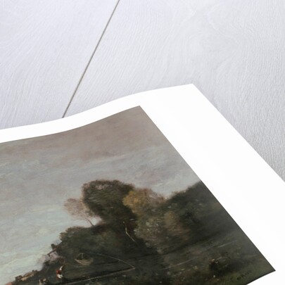 Seine Landscape near Chatou, 1885 by Jean-Baptiste Camille Corot