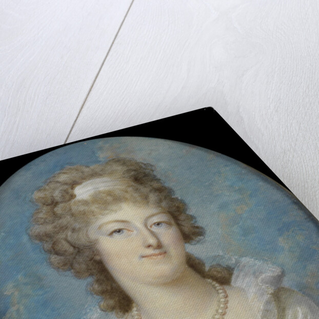 Portrait of Queen Marie Antoinette with a Pearl Necklace, 1792 by François Dumont