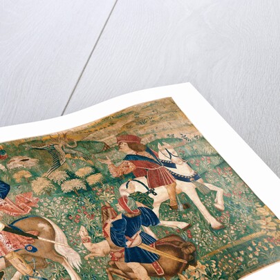 Falconry Scene, c. 1500 by French master