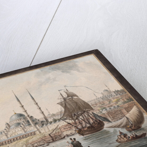 The Yeni Cami and the Port of Istanbul, Second Half of the 18th cen by Jean-Baptiste Hilair