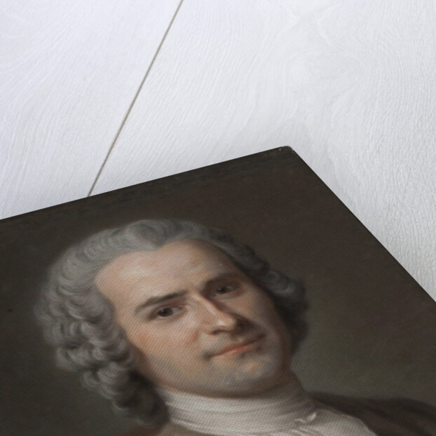 Portrait of Jean-Jacques Rousseau by Maurice Quentin de La Tour