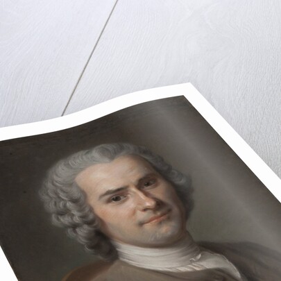 Portrait of Jean-Jacques Rousseau by Maurice Quentin de La Tour