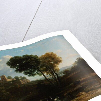 Villa in the Roman Campagna, 1646-1647 by Claude Lorrain