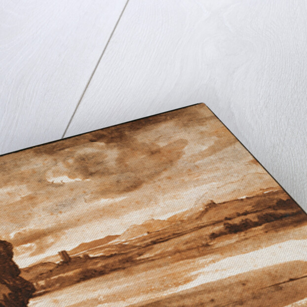 Tiber Landscape North of Rome with Dark Cloudy Sky, Between 1630 and 1640 by Claude Lorrain