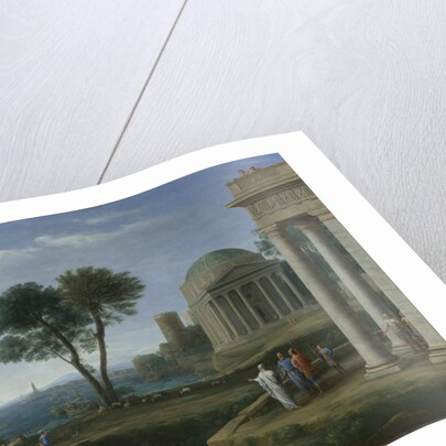 Landscape with Aeneas at Delos, 1672 by Claude Lorrain
