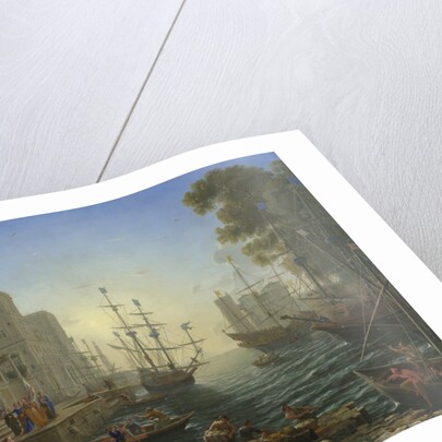 Seaport with the Embarkation of Saint Ursula, 1641 by Claude Lorrain