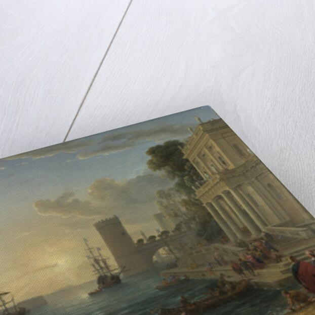 Seaport with the Embarkation of the Queen of Sheba, 1648 by Claude Lorrain