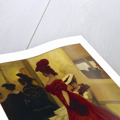 Theatre Box (Spectatress), 1906 by Antoine Guillaume Minartz