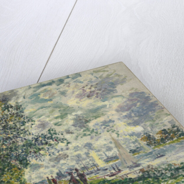 La berge du Petit-Gennevilliers, 1875 by Claude Monet