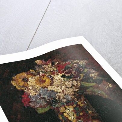 Flower still life, 1875 by Adolphe-Thomas-Joseph Monticelli