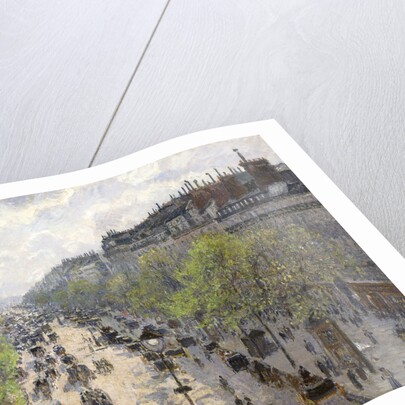 Boulevard Montmartre, Spring by Camille Pissarro