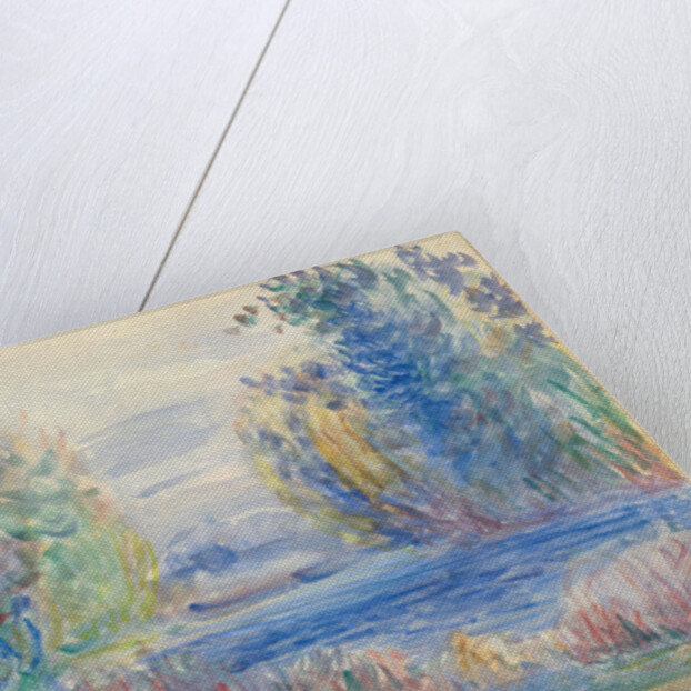River Landscape, 1890 by Pierre Auguste Renoir