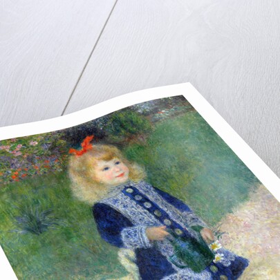 A Girl with a Watering Can by Pierre-Auguste Renoir