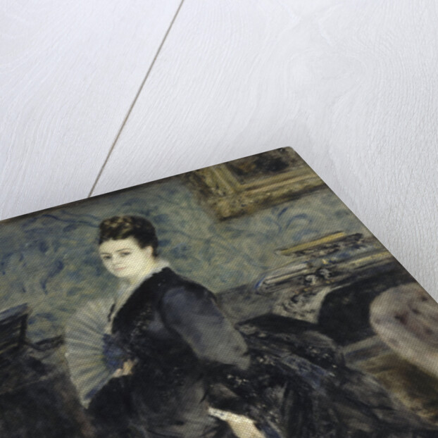 Portrait of a Woman, called of Mme Georges Hartmann, c. 1874 by Pierre Auguste Renoir