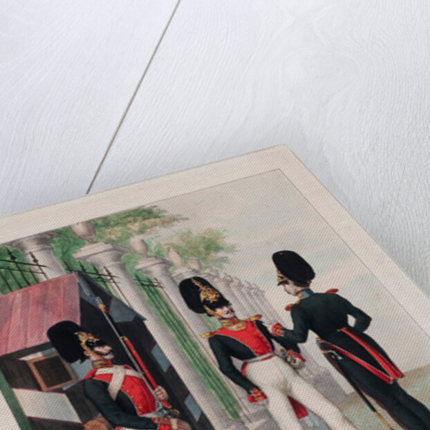 The Semenovsky Life-Guards Regiment, First quarter of 19th cen by Horace Vernet