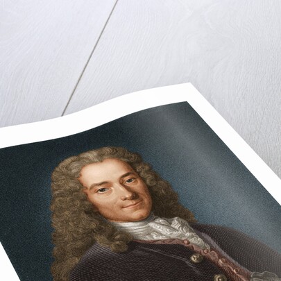 Portrait of the writer, essayist and philosopher Francois Marie Arouet de Voltaire, 1730s by Anonymous