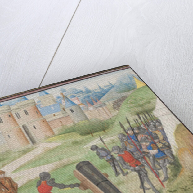 Camp of the Crusaders near Jerusalem. Miniature from the Historia by William of Tyre, 1460s by Anonymous