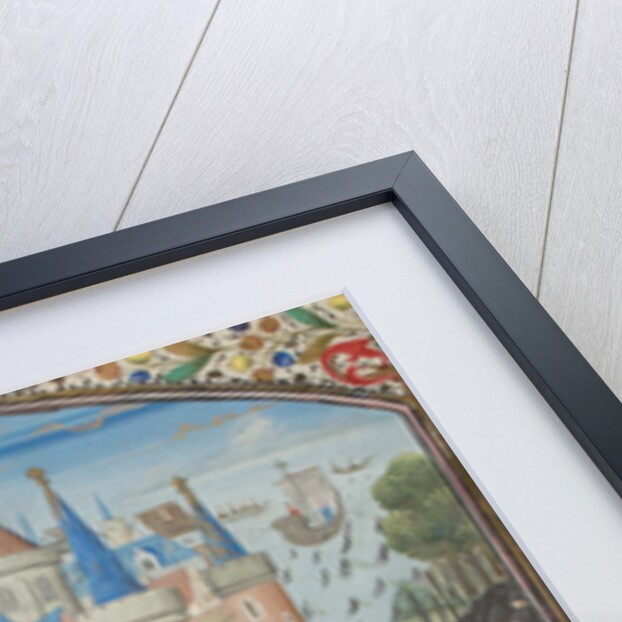 The Siege of Tyre, 1124. Miniature from the Historia by William of Tyre, 1460s by Anonymous