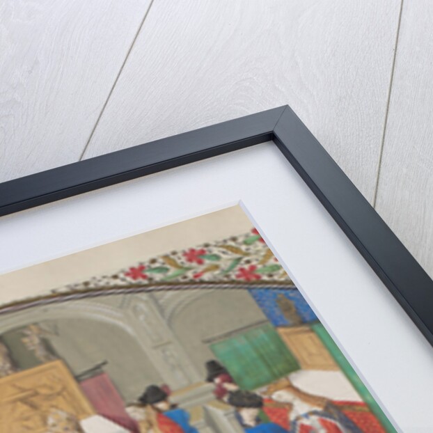 Death of Baldwin IV. Coronation of Guy of Lusignan. Miniature from the Historia by William of Tyre, 1460s by Anonymous