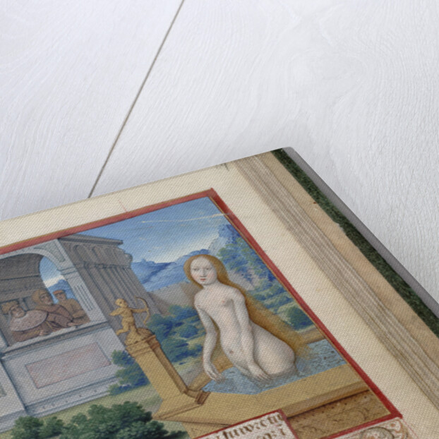Bathsheba bathing (Book of Hours), 1485-1499 by Jean Bourdichon