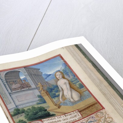 Bathsheba bathing (Book of Hours), 1485-1499 by Jean Bourdichon