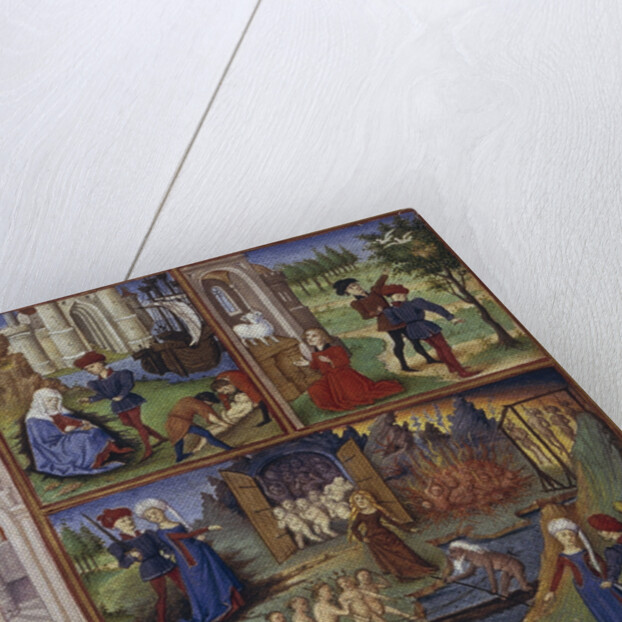 Illustration for the Epic The Aeneid by Virgil, 1450-1499 by Coëtivy Master