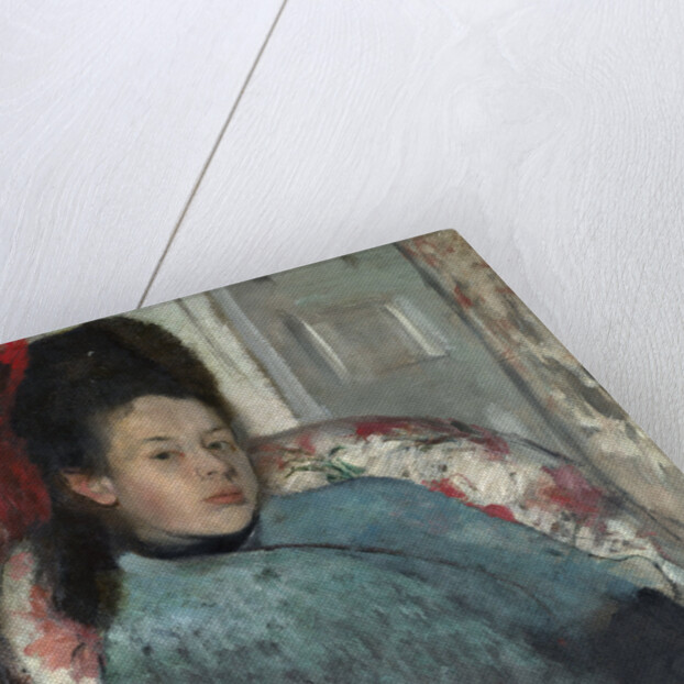 Portrait of Elena Carafa by Edgar Degas