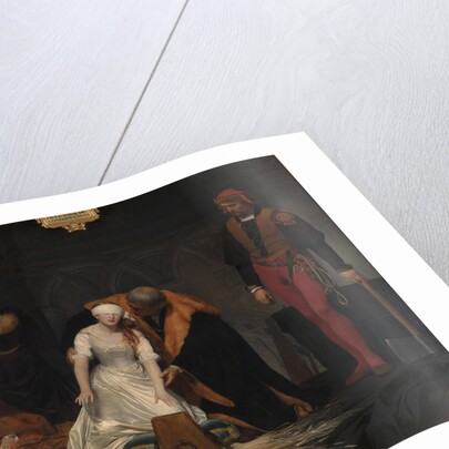 The Execution of Lady Jane Grey, 1833 by Paul Hippolyte Delaroche