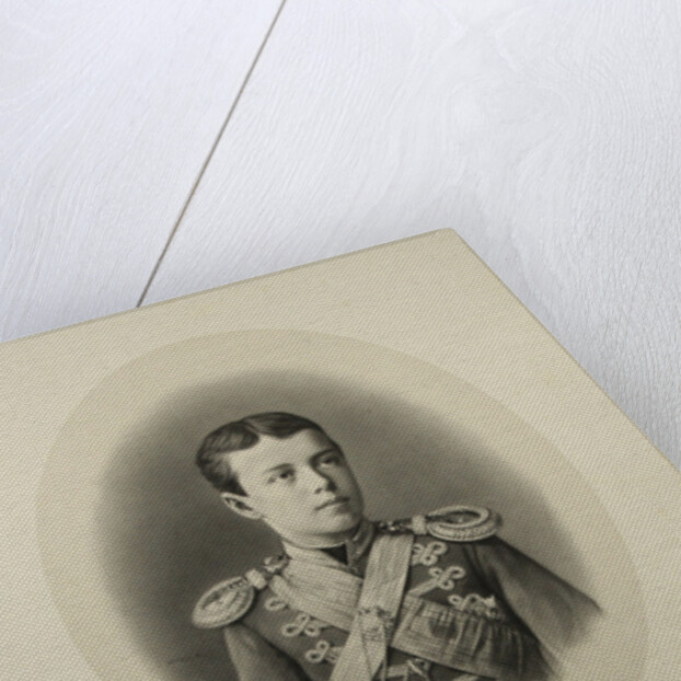 Portrait of the Tsarevich Nikolay Aleksandrovich of Russia by Gustave Dharlingue