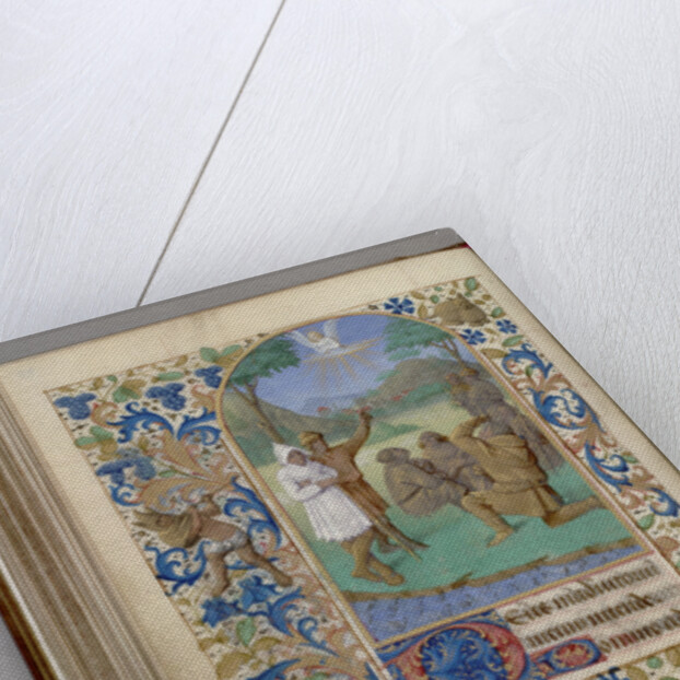 The Annunciation to the Shepherds (Book of Hours), 1450-1499 by Jean Fouquet