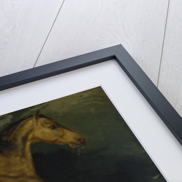 A Horse frightened by Lightning, ca 1814 by Théodore Géricault