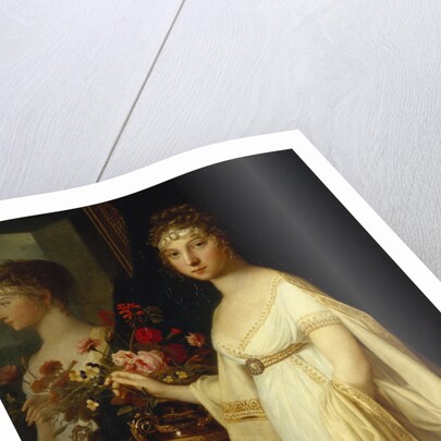 Portrait of Empress Elizabeth Alexeievna, Princess Louise of Baden, 1802 by Jean Laurent Monnier