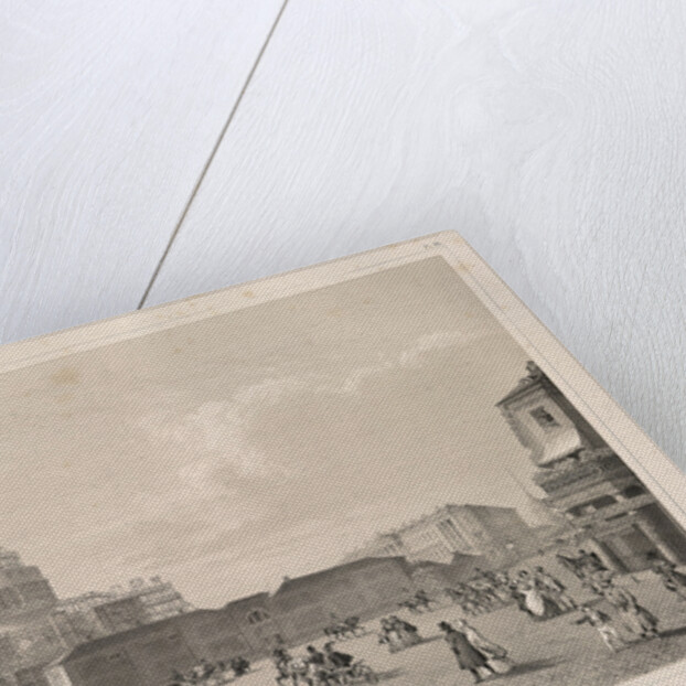 Construction work in 1838 by Auguste de Montferrand