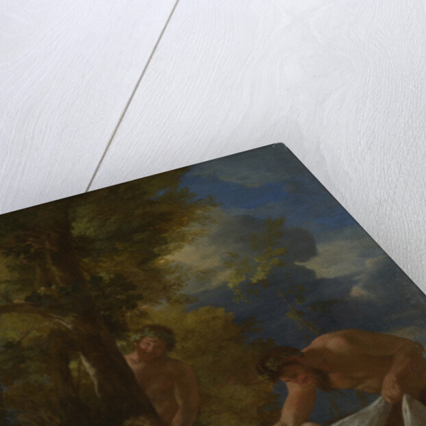 Nymph with Satyrs, ca 1627 by Nicolas Poussin