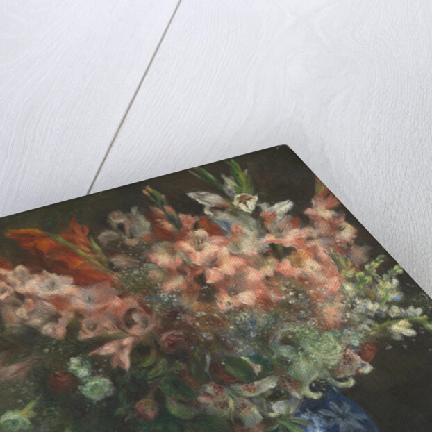 Gladioli in a Vase, c. 1875 by Pierre Auguste Renoir