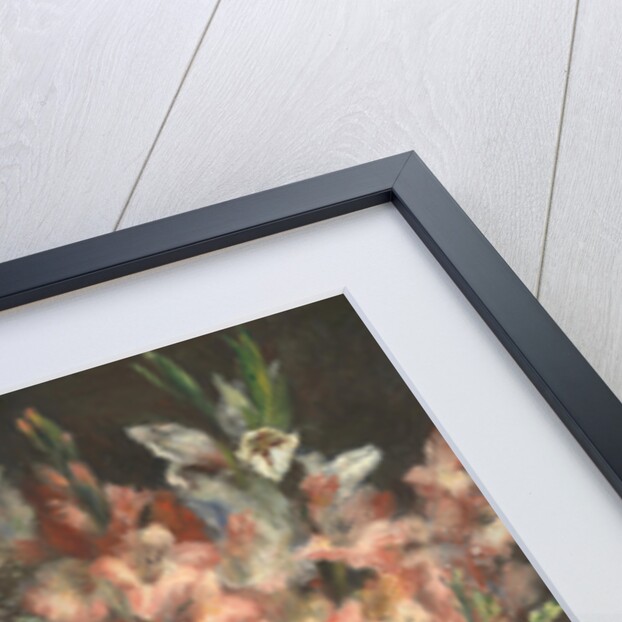 Gladioli in a Vase, c. 1875 by Pierre Auguste Renoir