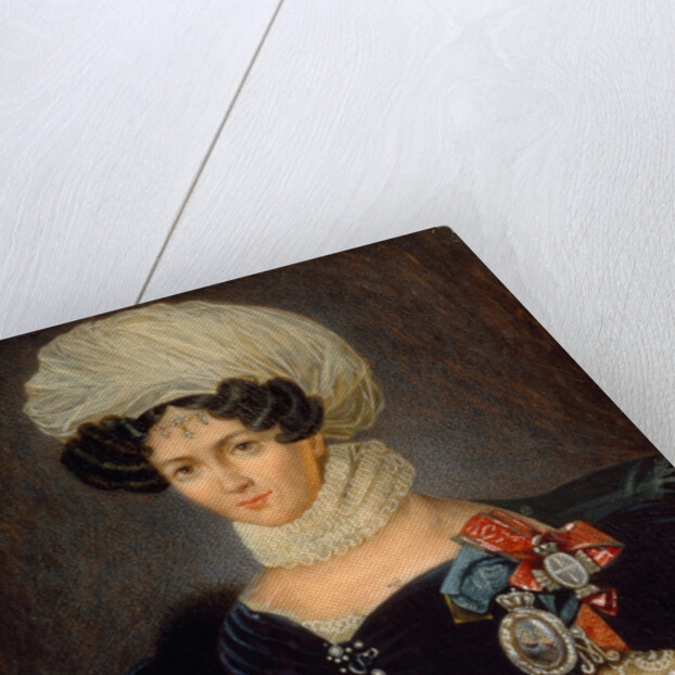 Portrait of Princess Tatyana Vasilyevna Golitsyna, 1830s by François Nicolas Riss