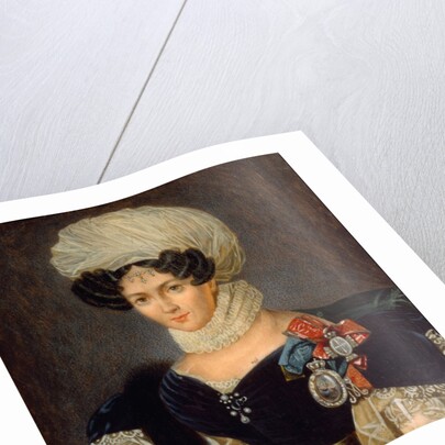 Portrait of Princess Tatyana Vasilyevna Golitsyna, 1830s by François Nicolas Riss