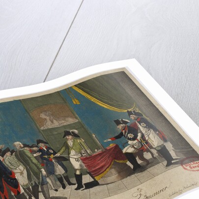 Frederick the Great as Freemason in 1740 by Anonymous