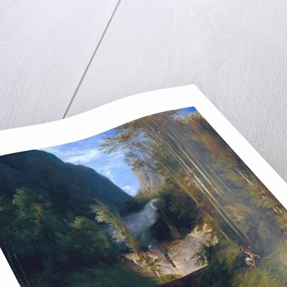 Gorge near Amalfi, 1831 by Carl Blechen