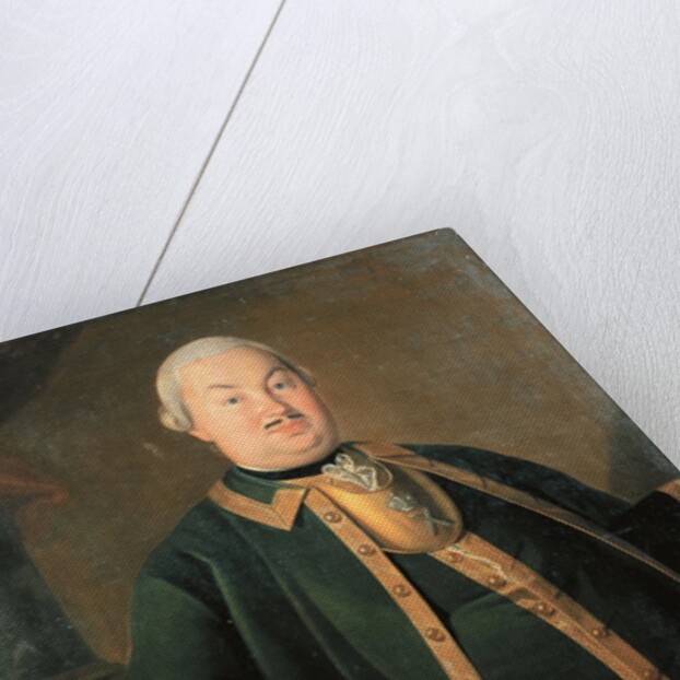 Portrait of the General Fyodor Berchman, 1762 by Carl Ludwig Johann Christineck