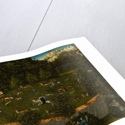 Stag Hunt with the Elector Frederick the Wise, 1529 by Lucas Cranach the Elder