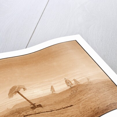 Landscape with Graves, ca 1836 by Caspar David Friedrich