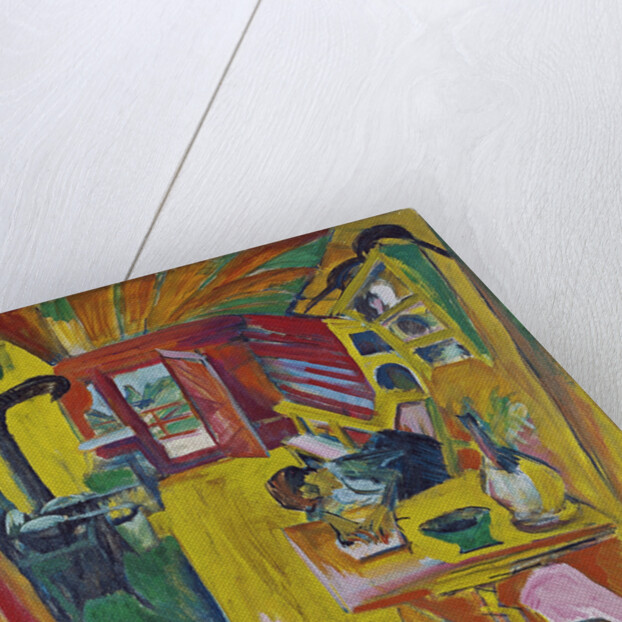 Alpine Kitchen, 1918 by Ernst Ludwig Kirchner