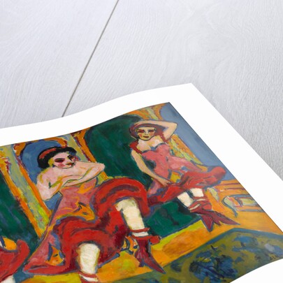 Czardas dancers, 1908-1920 by Ernst Ludwig Kirchner