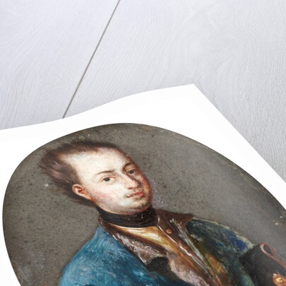 Portrait of the King Charles XII of Sweden by Johannes Heinrich Möller