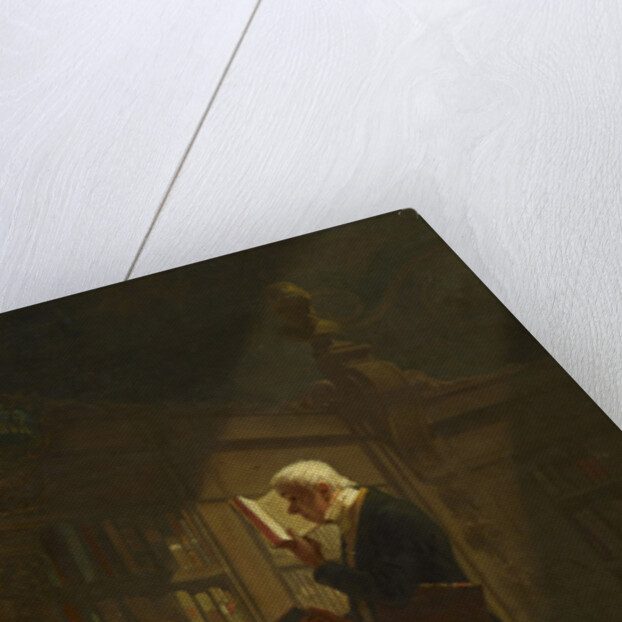 The Bookworm, c. 1850 by Carl Spitzweg